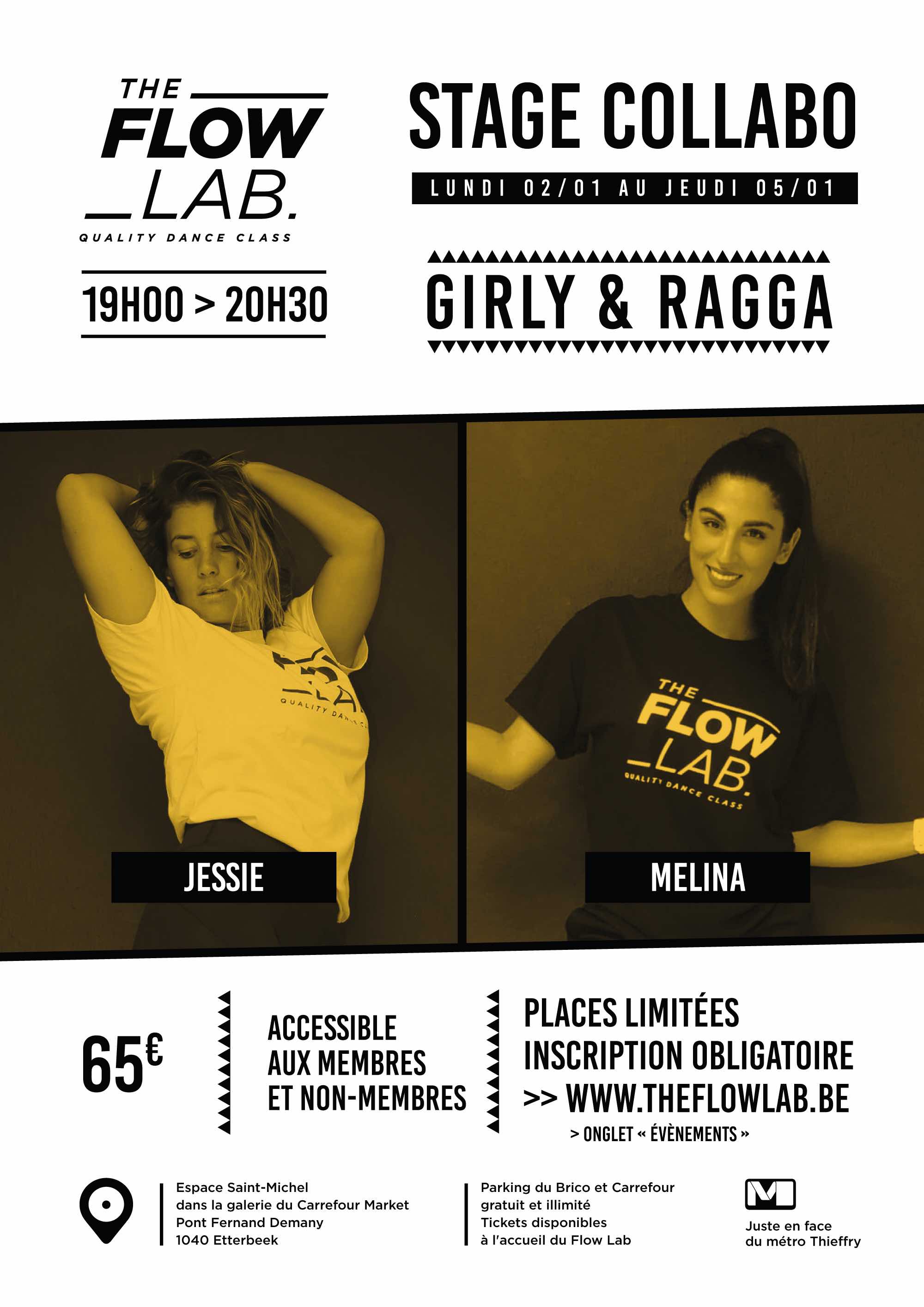 The Flow Lab Stages & de danse à Bruxelles